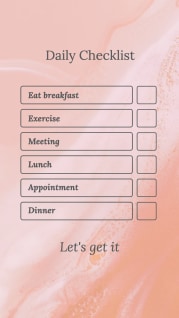 daily checklist
