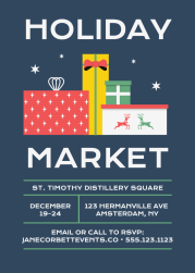 Holiday Market - Invitation