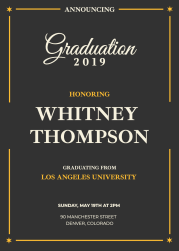 Whitney Thompson graduation