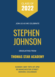 Stephen Johnson graduation