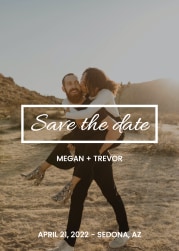 Save the date - Megan & Trevor