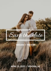 Save the date - Megan & Trevor