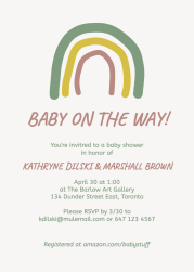 Baby On The Way - Baby shower Invitation