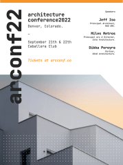 Architecture Conference - Event poster