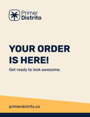 Primer Distrito your order is here