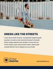 Primer Distrito dress like the streets