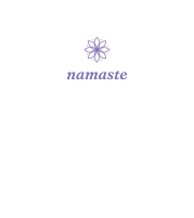 yogafleur - namaste t-shirt