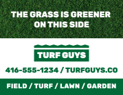 turf guys - yard sign