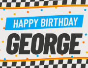 Happy Birthday sign