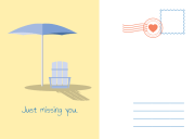 Missing you - Post card