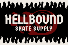 Hellbound Skate Supply - Rectangle sticker