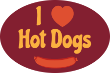 I love hot dogs