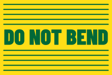 do not bend