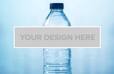 Etiqueta para botellas de agua