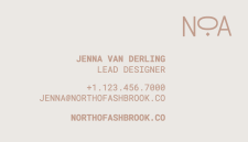 NOA - business card side B