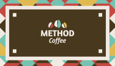 method coffee - business card