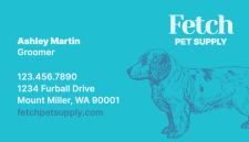Fetch business card