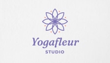 Yogafleur Studio - business card front