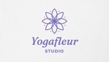 Yogafleur Studio - business card front