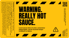 Warning Hot Sauce