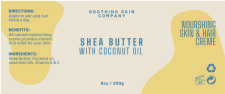 Shea Butter Label