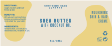 Shea Butter Label