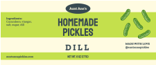 Homemade pickles