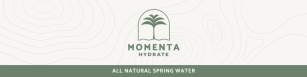 Momenta Resort & Spa - Water bottle label