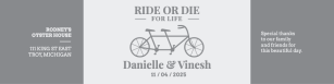 Ride or die - Water bottle label