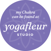 yogafleur - circle sticker