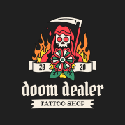 Doom Dealer Tattoo - Logo