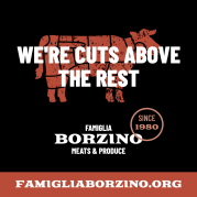 Borzino Family Butchers - Square Ad