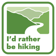 I'd rather be hiking