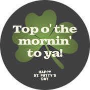 St. Patrick's Day Coaster