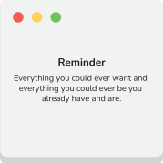 reminder