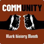 Community - Black history month sticker