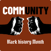 Community - Black history month sticker
