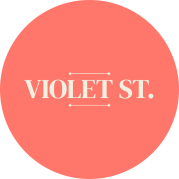 violet st - logo label