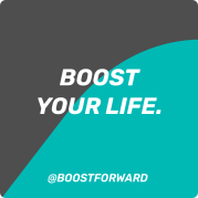 Boost Rounded Sticker