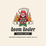 Doom Dealer Tattoo - Tote bag