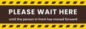 please wait here