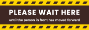 please wait here