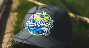 Softball helmet decals