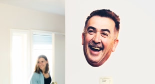 Face wall decals