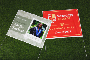 Graduation yard signs