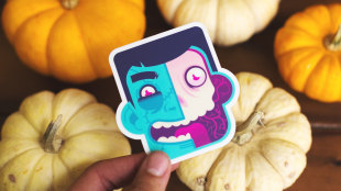 Halloween-Sticker