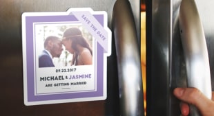 Custom save the date magnets