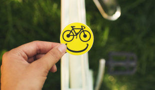 Autocolantes personalizados para bicicletas