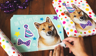 Birthday stickers