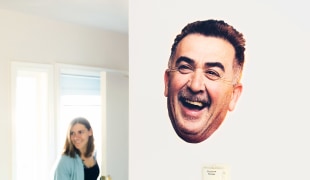 Face wall decals
